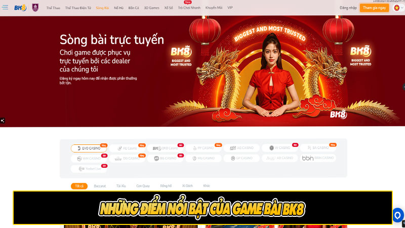 Những điểm nổi bật của Game Bài BK8